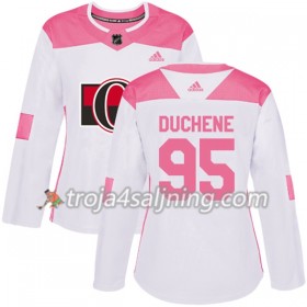 Ottawa Senators tröja Matt Duchene 95 Vit 2017-2018 Adidas Rosa Fashion Authentic - Dame NHL Tröjor